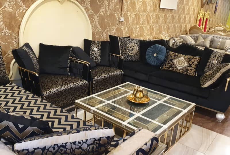 Luxury Turkish Sofa with center table DFI 1100QN