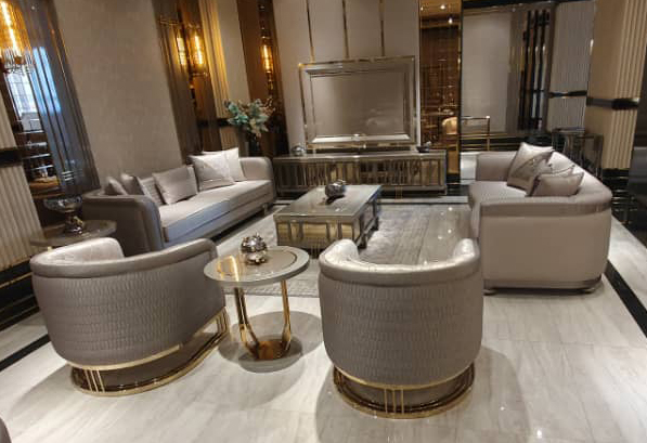 Luxury Turkish Sofa with center table DFI 1007ZG