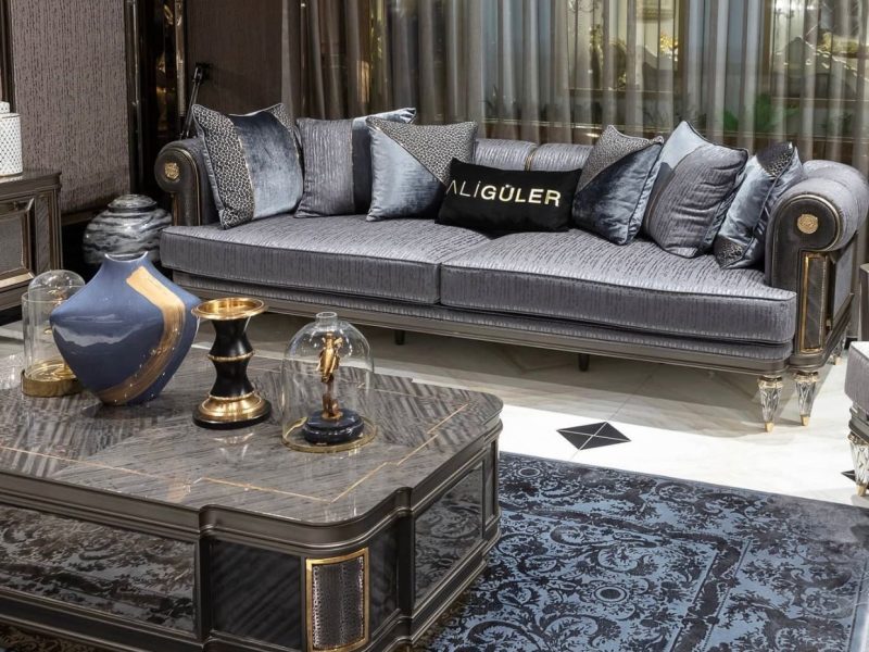 Luxury Turkish Sofa with center table DFI 1004QE