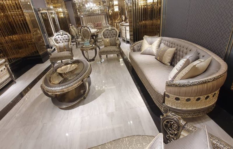 Luxury Turkish Sofa with center table DFI 1009ZE